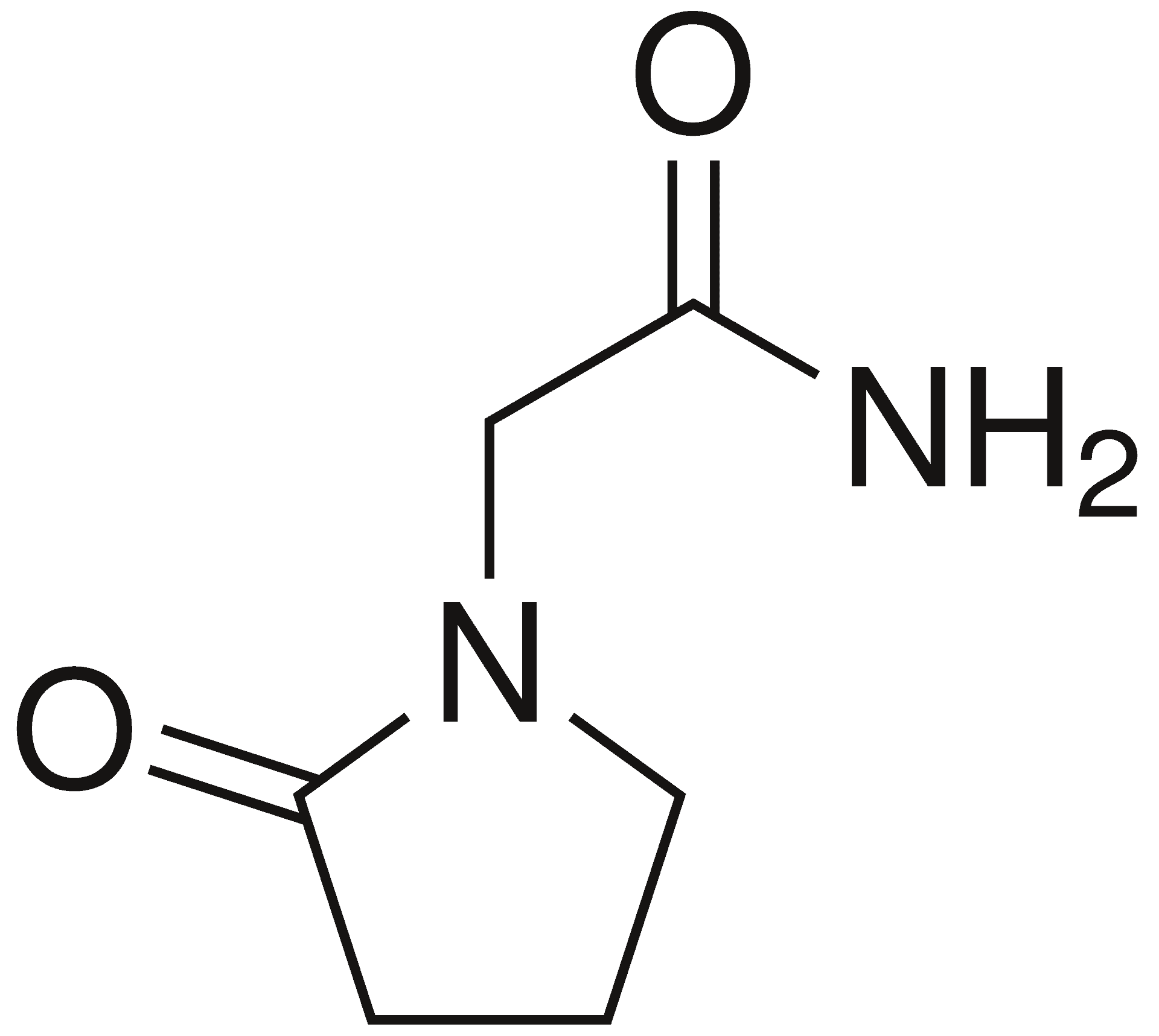 Piracetam chemical structure