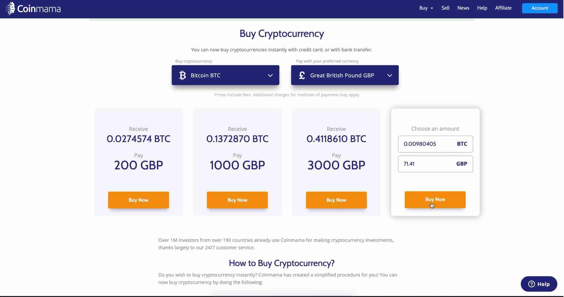 buy bitcoin coinmama