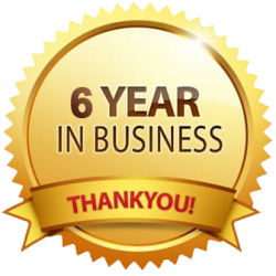 6 Years in business