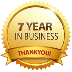 7 years in business